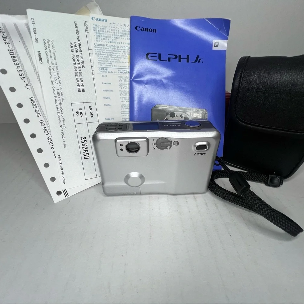 Canon ELPH Jr. Film Camera with Extras